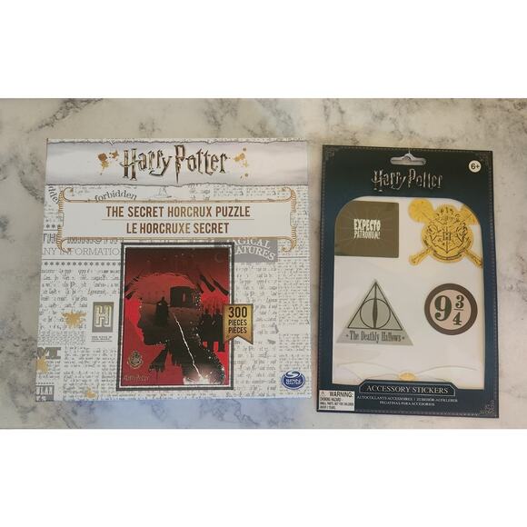 Harry Potter Gift Set 300 Piece Puzzle Secret Horcrux Accessory Stickers Pack - Picture 6 of 6